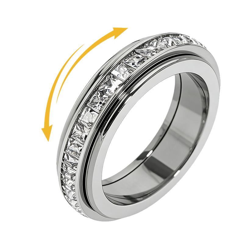 Anti-Anxiety Spinner Ring for Men & Women – Calm & Focus Fidget Band