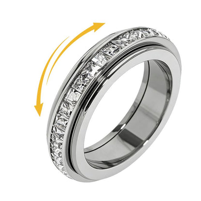 Anti-Anxiety Spinner Ring for Men & Women – Calm & Focus Fidget Band