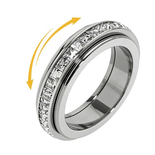 Anti-Anxiety Spinner Ring for Men & Women – Calm & Focus Fidget Band
