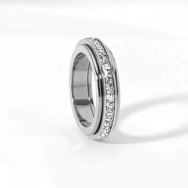 Anti-Anxiety Spinner Ring for Men & Women – Calm & Focus Fidget Band